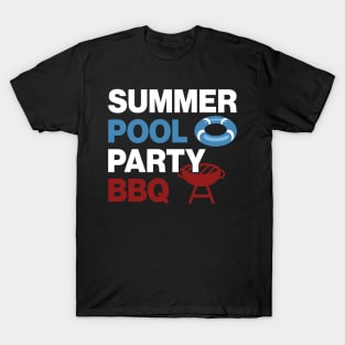 Summer Pool Party BBQ T-Shirt